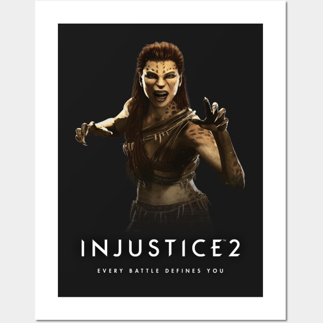 Injustice 2 - Cheetah Wall Art by Nykos